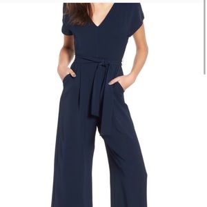 ASTR Navy Jumpsuit